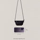 Mini Artisan Satchel - Shinny Black Currant