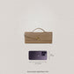 Artisan Crafted Flap Bag - Shinny Khaki