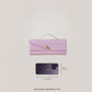 Artisan Crafted Flap Bag - Lotus Pink