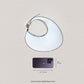 Oval Large Capacity Shoulder Armpit Bag - White