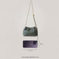 Artisan Signature Cloud Bag - Shinny Olive Green