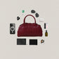 Artisan Lotus Grace Bag - Wine Red
