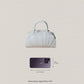 Artisan Lotus Grace Bag - White
