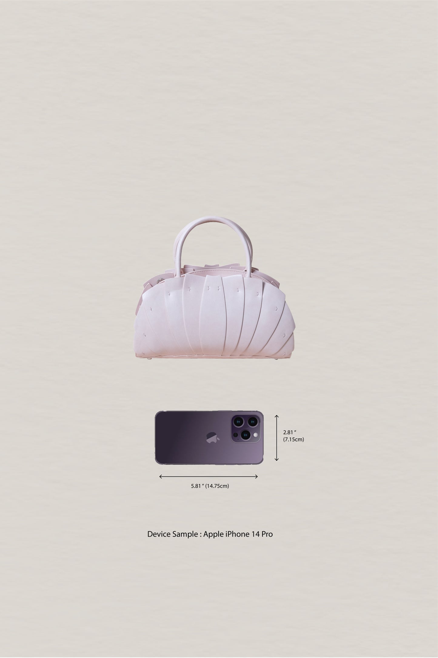 Artisan Lotus Grace Bag - Light Pink