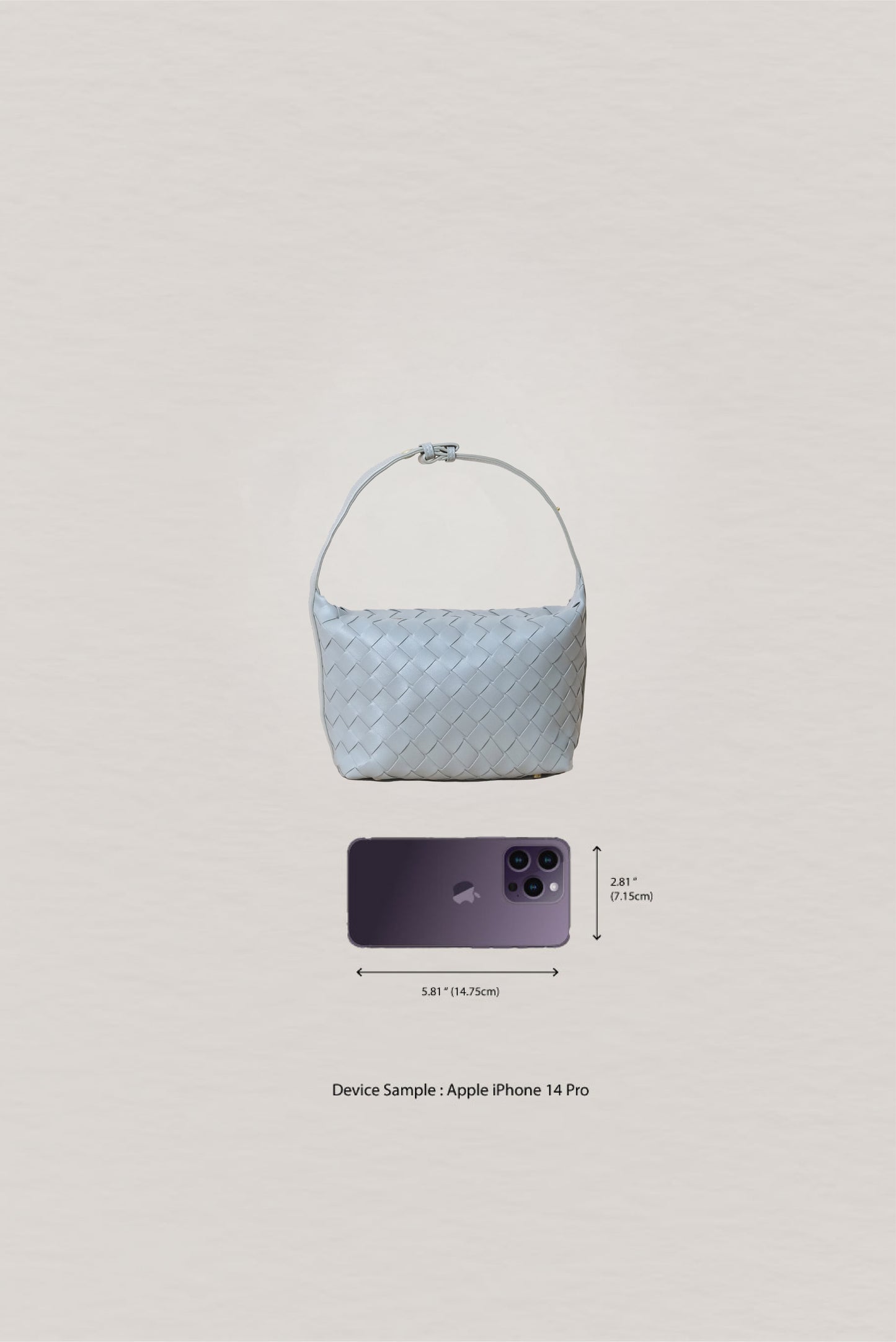 The Artisan Bag - Shinny Agate Grey