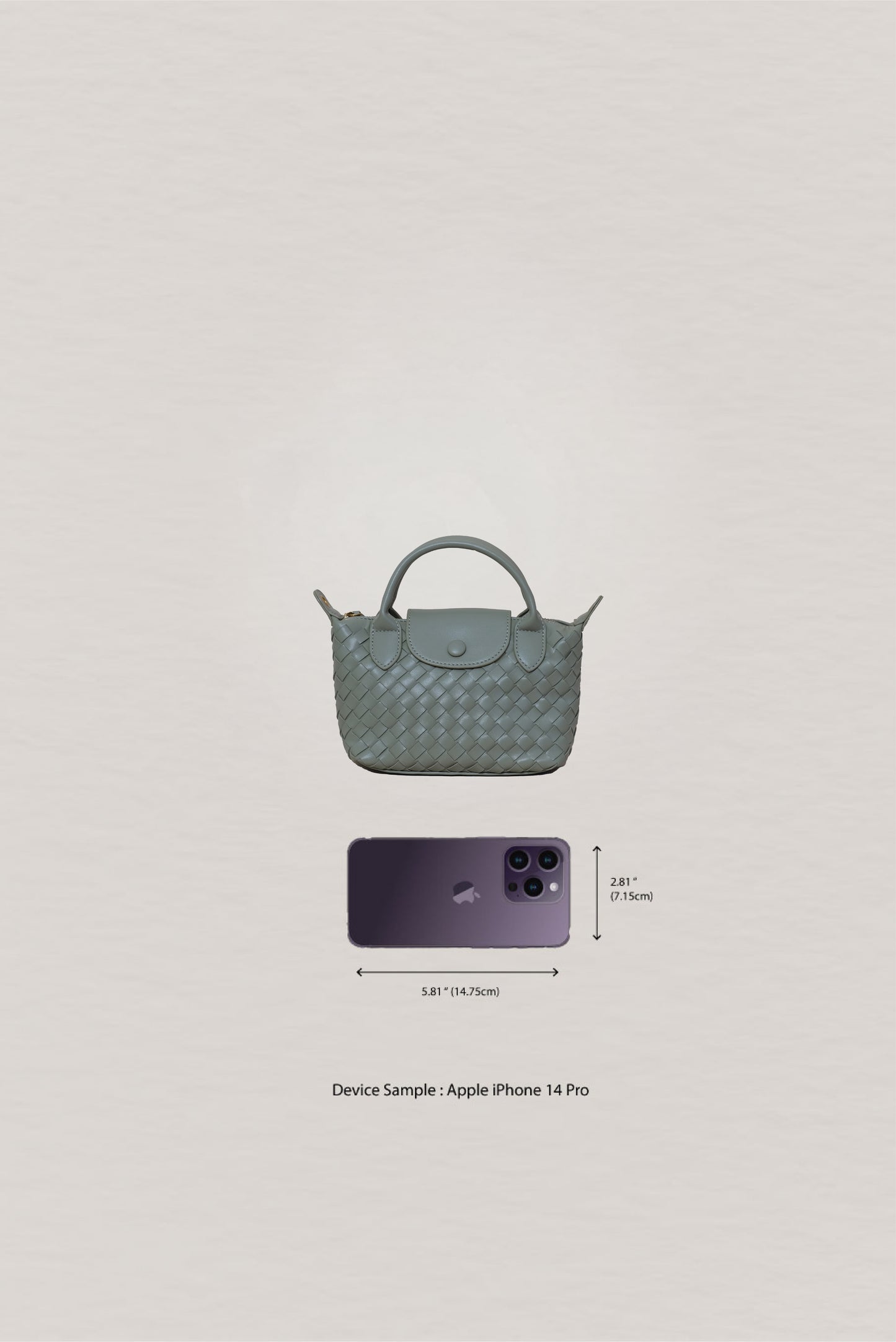 Artisan Véra Mini Carry Bag - Mineral Green