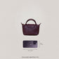 Artisan Véra Mini Carry Bag - Shinny Wine Red