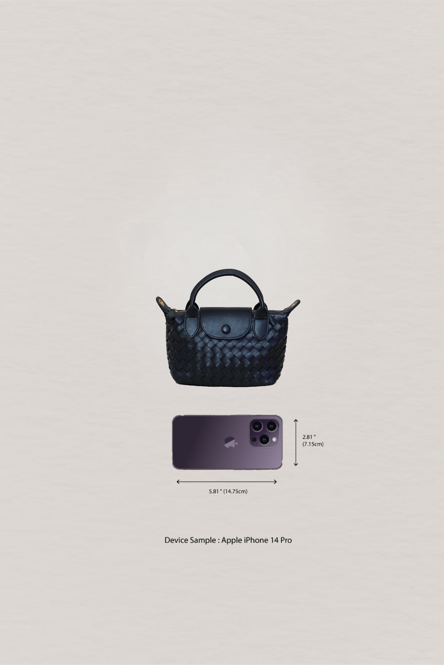 Artisan Véra Mini Carry Bag - Shinny Black
