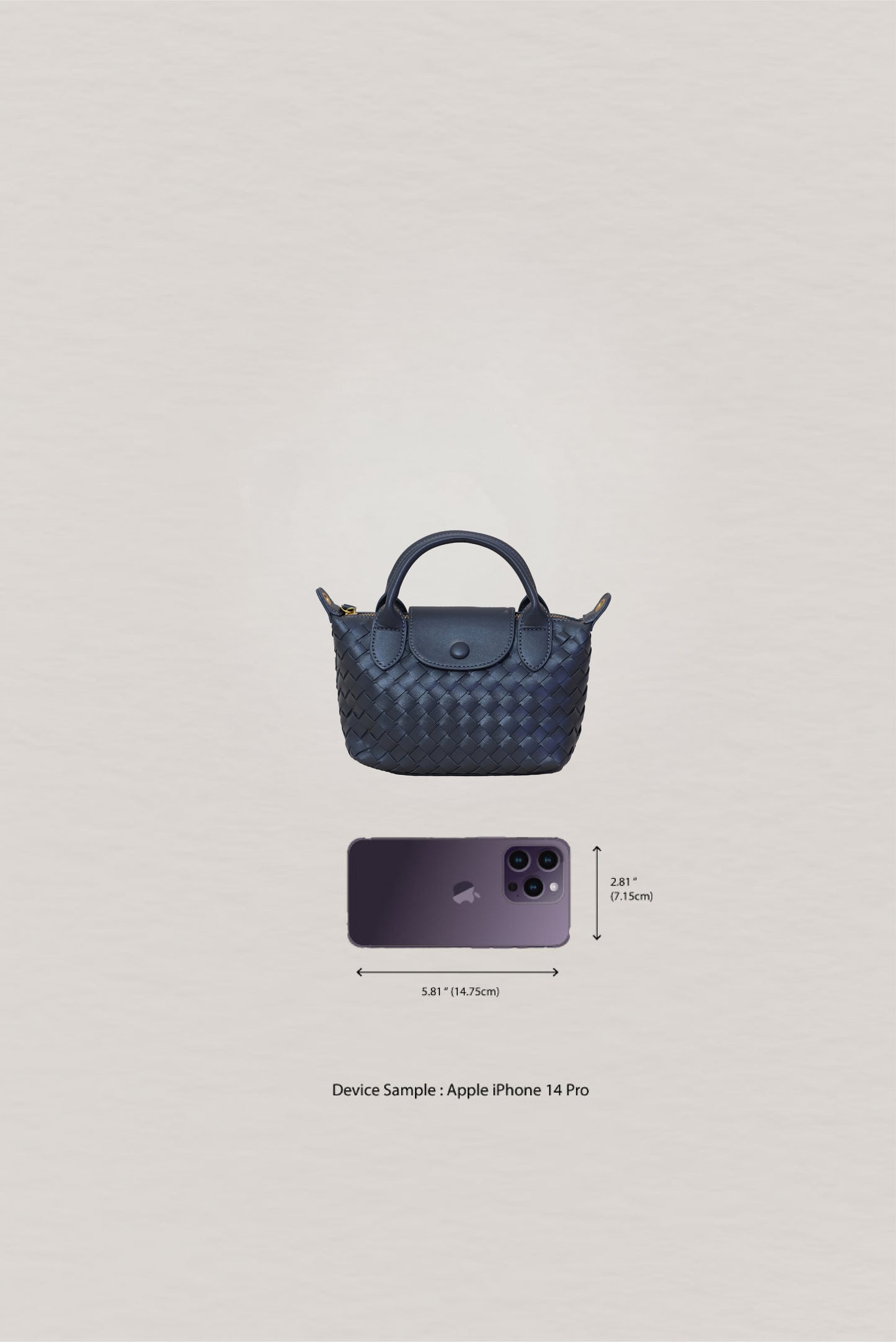 Artisan Véra Mini Carry Bag - Gunmetal Gray