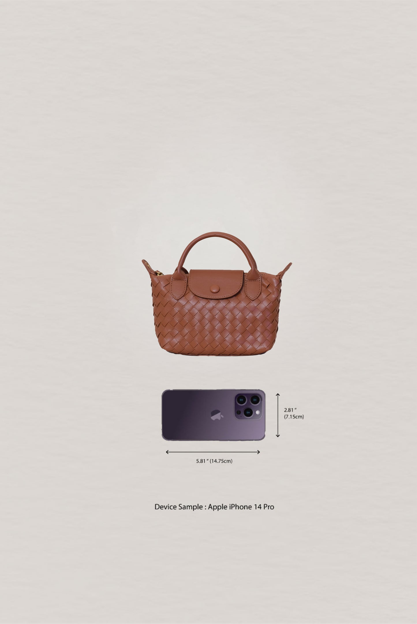 Artisan Véra Mini Carry Bag - Shinny Chestnut