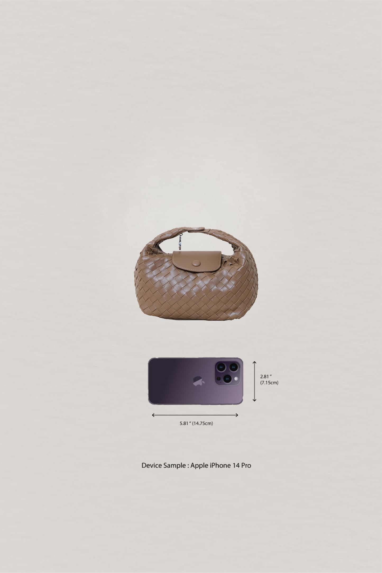 Artisan Aurelia Crescent Bag - Walnut Brown