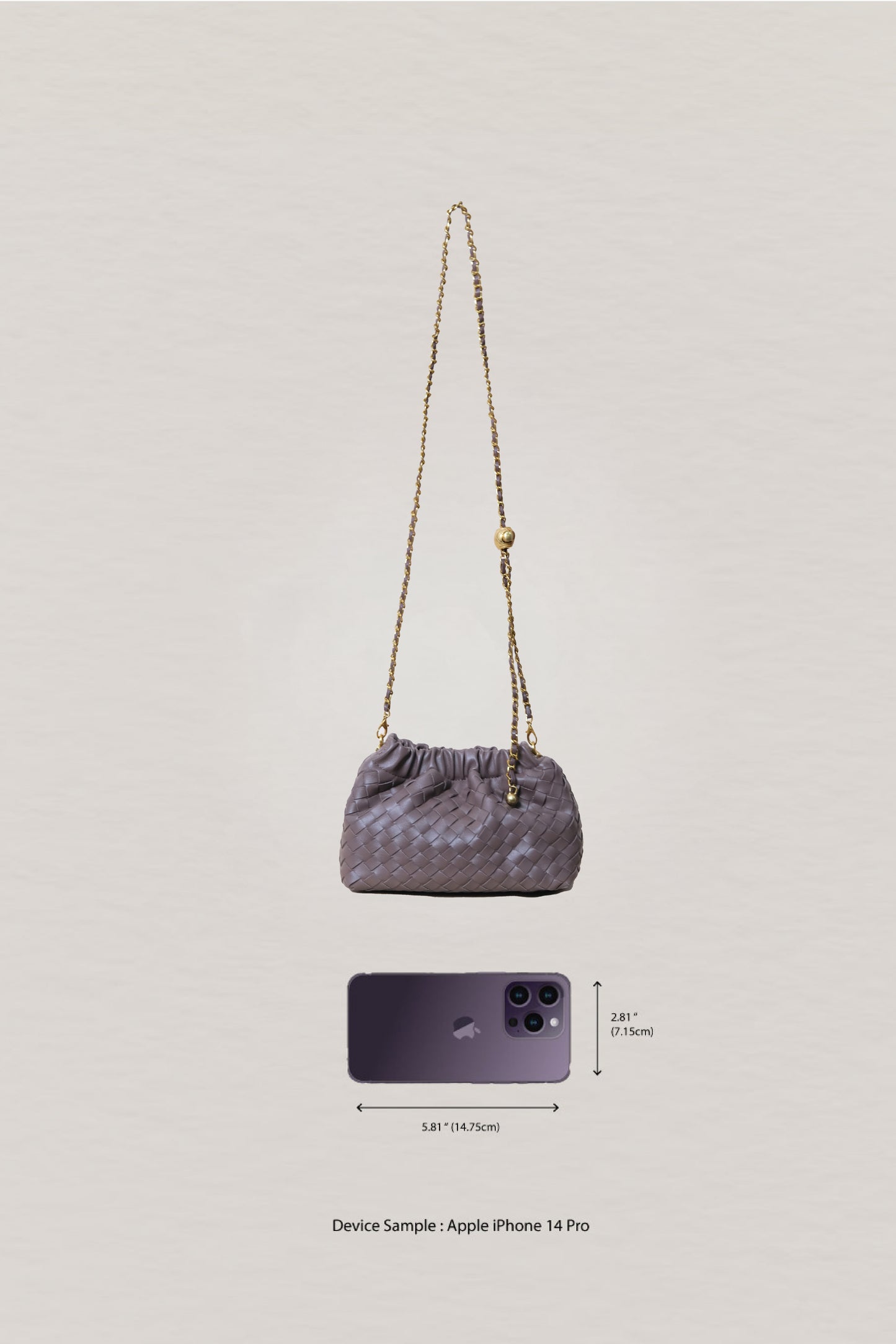 Artisan Signature Cloud Bag - Greyish Brown