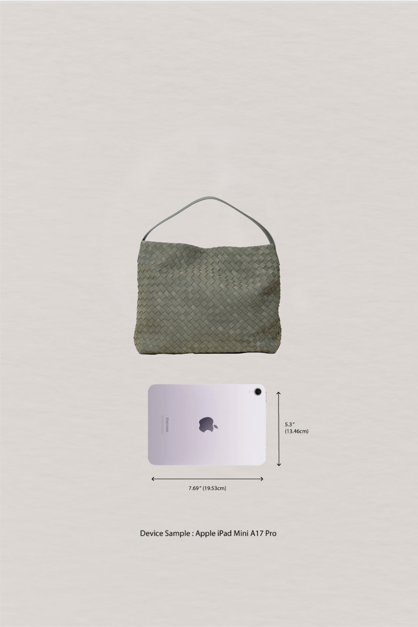 Artisan Soft Texture Tote - Olive Green