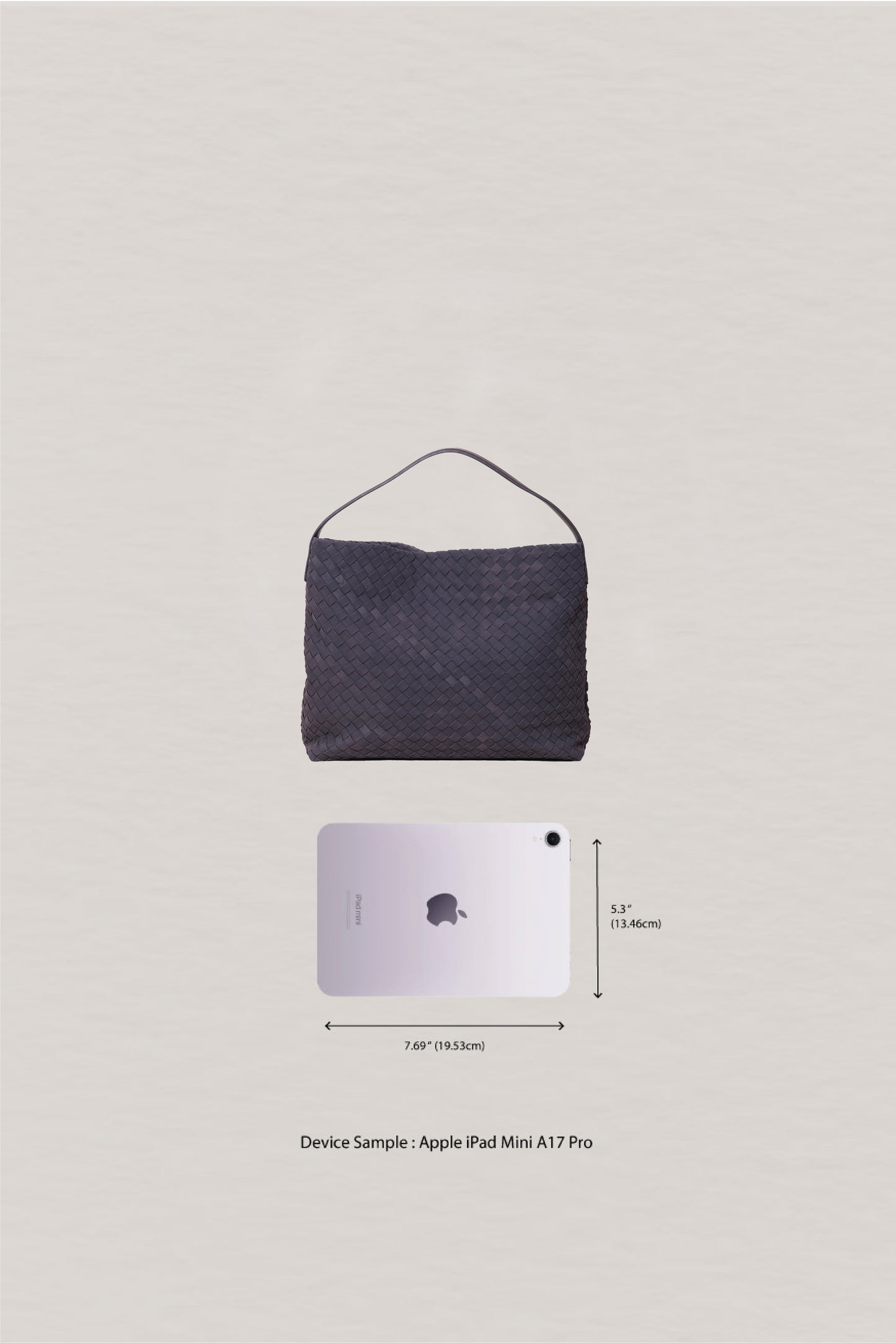 Artisan Soft Texture Tote - Dark Chocolate