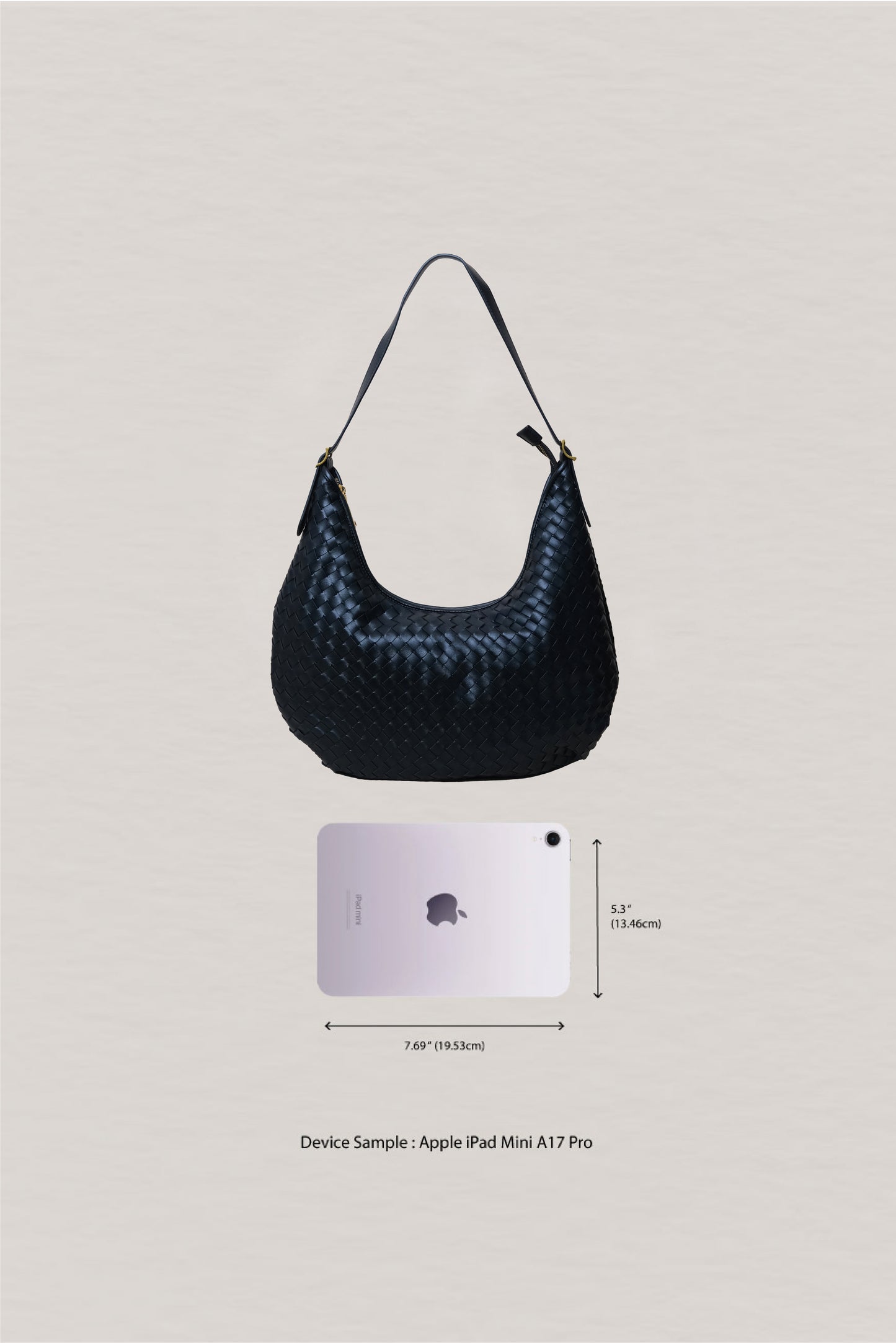Artisan Classic Moon Bag - Shinny Black