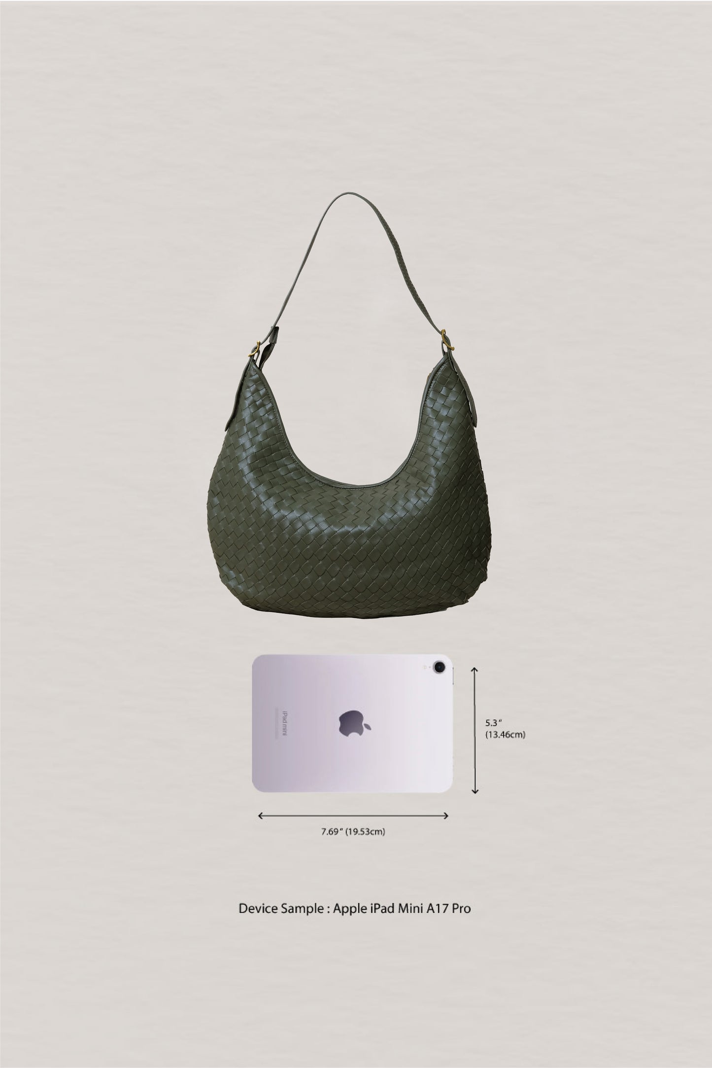 Artisan Classic Moon Bag - Olive Green