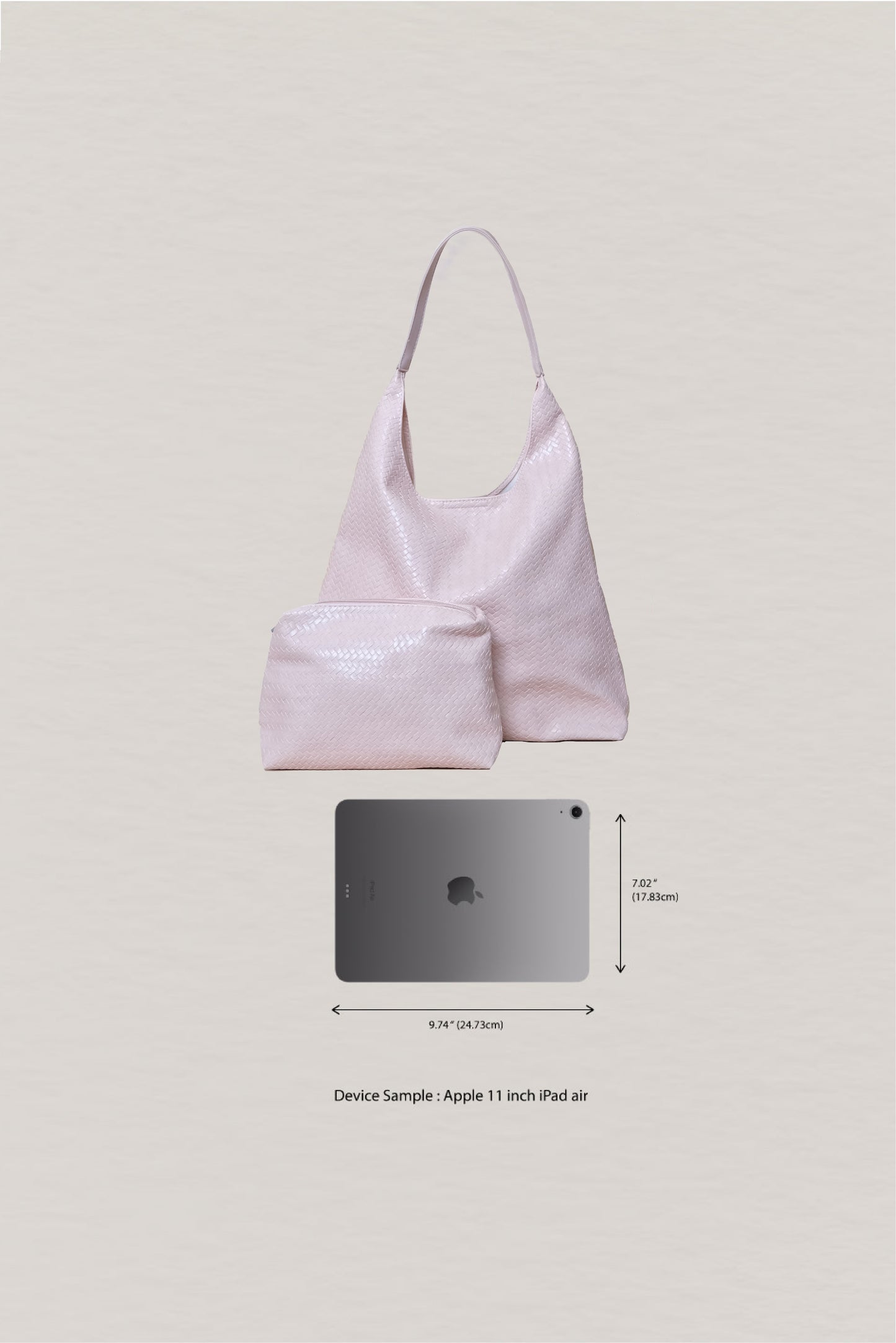 The Pure Elegance Tote - Light Pink