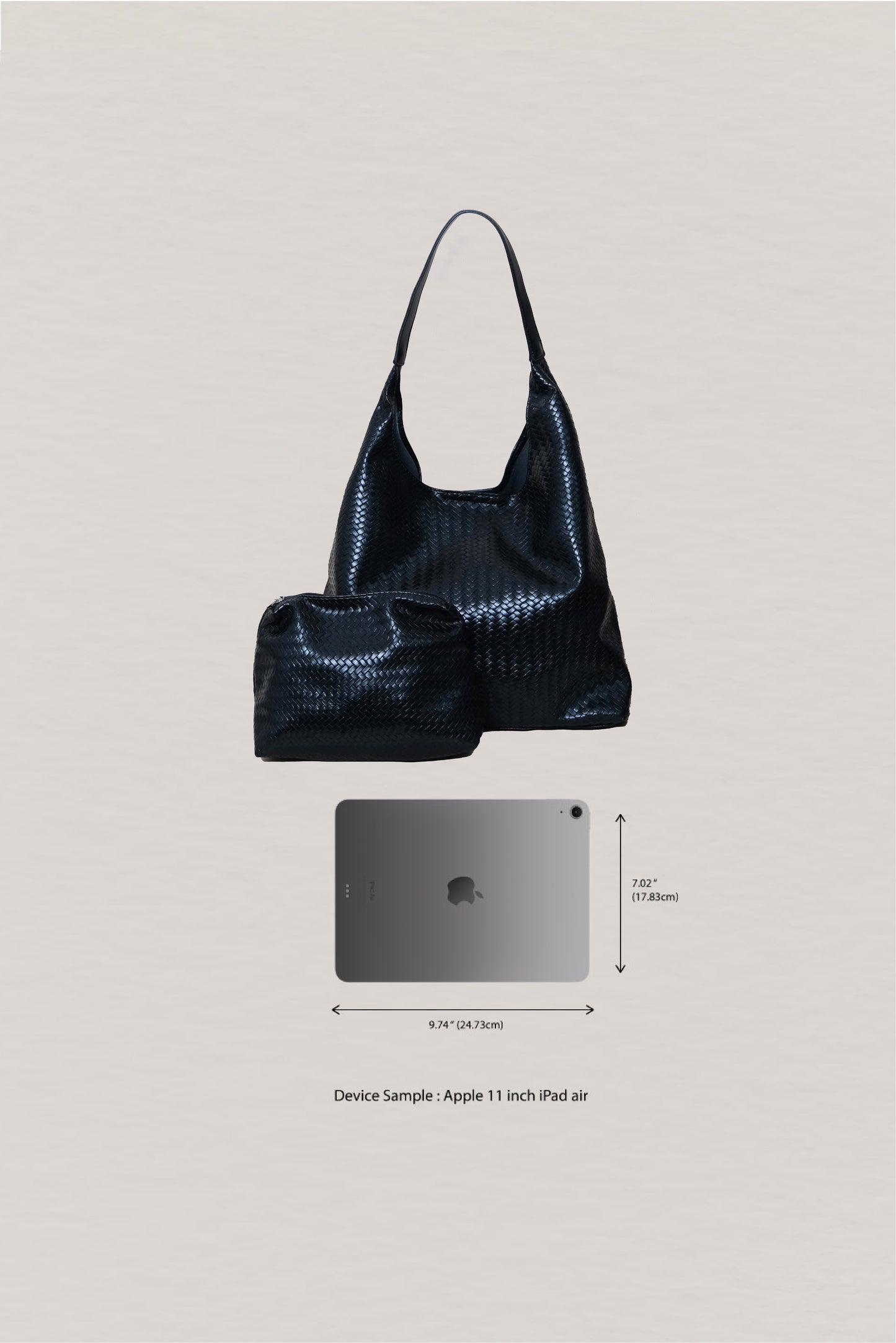 The Pure Elegance Tote - Classic Black