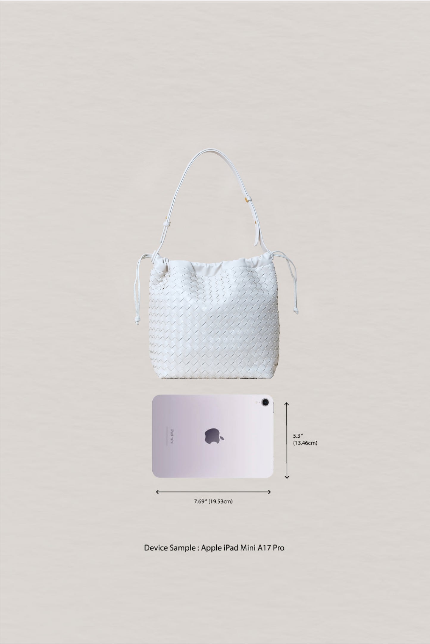 Artisan Classic Slouch Bag -  Cream White