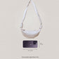 Artisan Classic Crescent Bag - White Sand