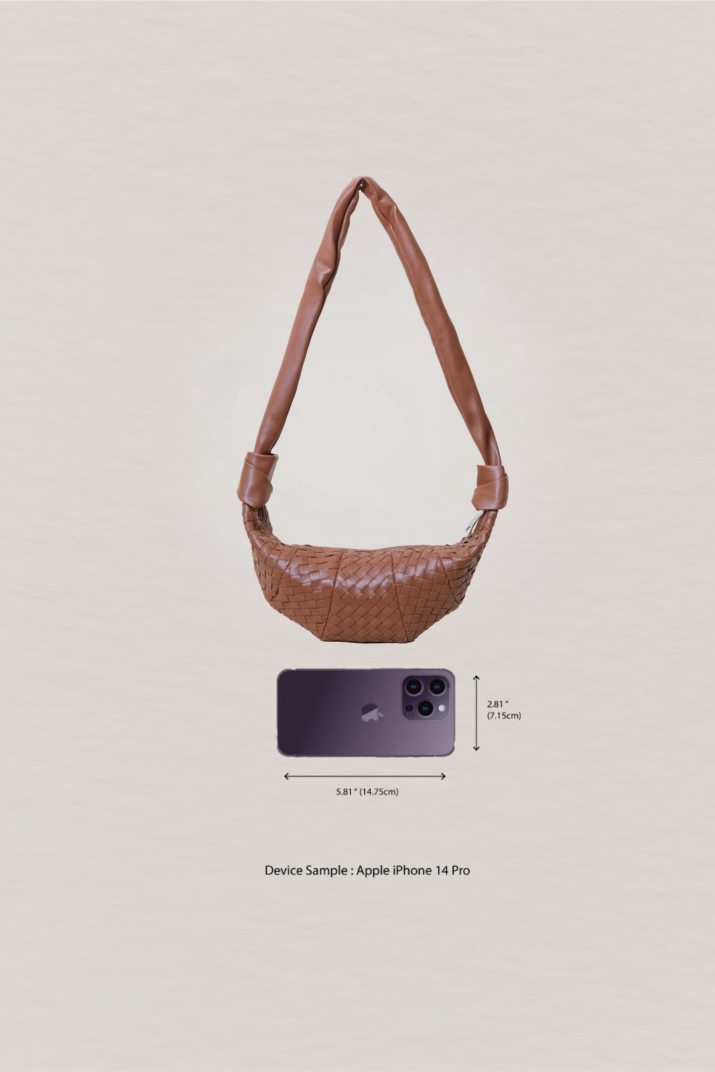Artisan Classic Crescent Bag - Shinny Chestnut