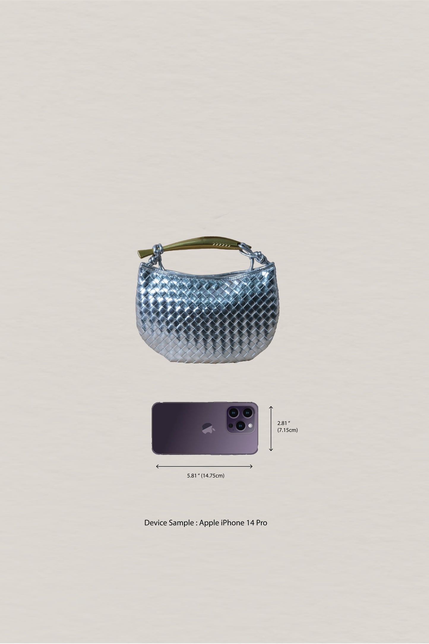 Artisan Classic Dumpling Bag - Silver