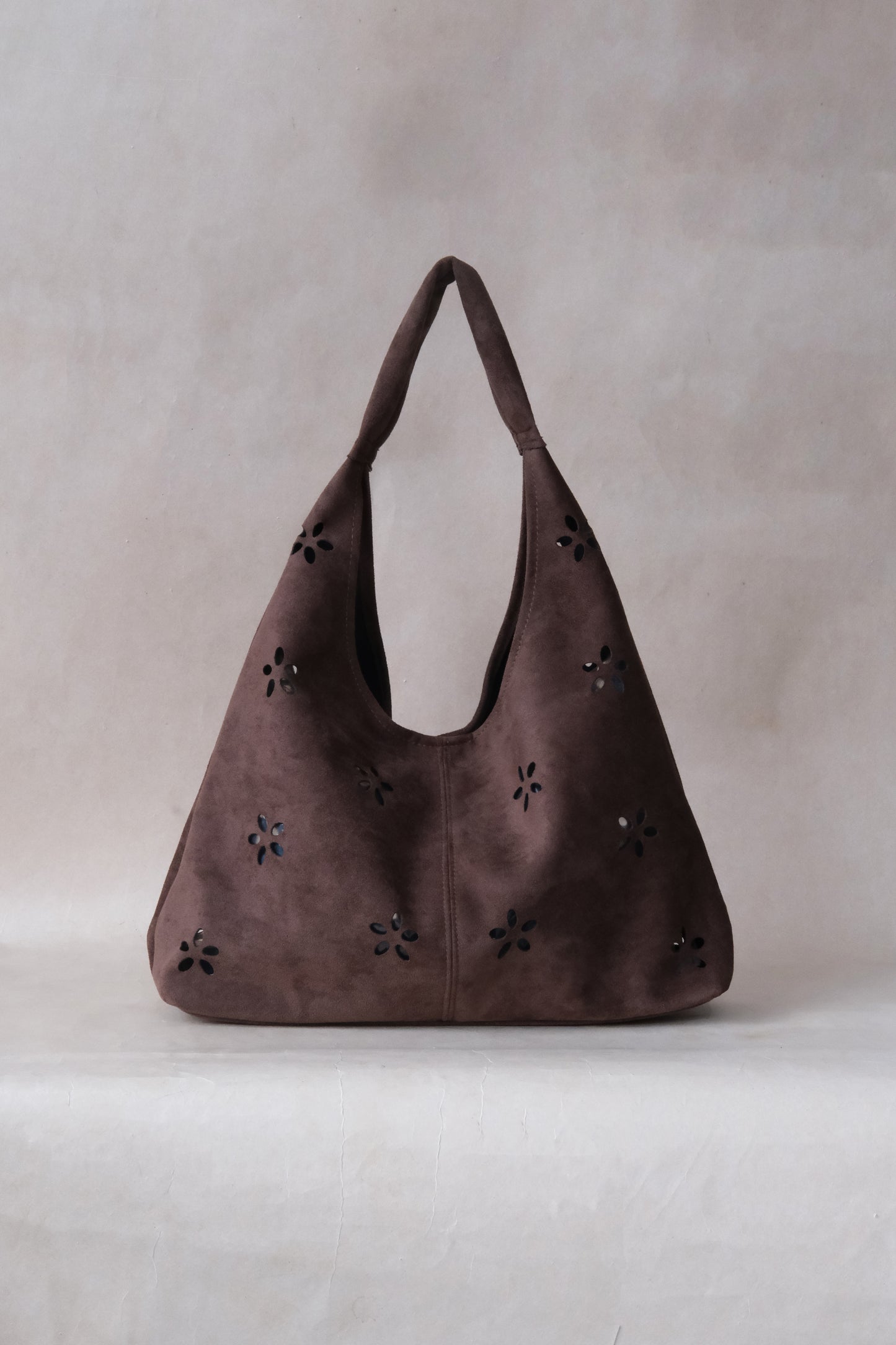 Chic Minimalist Shoulder Tote - Coffee