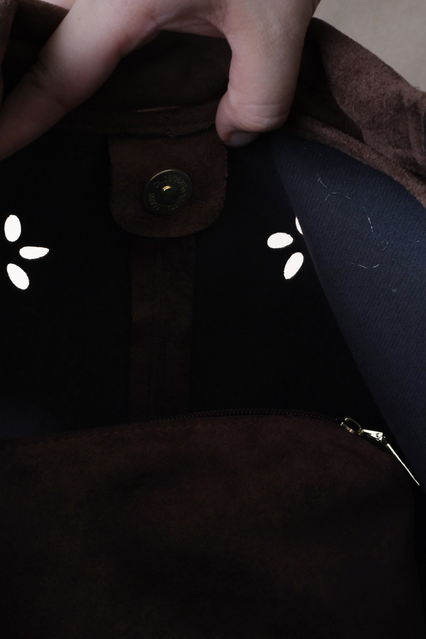 Chic Minimalist Shoulder Tote - Coffee