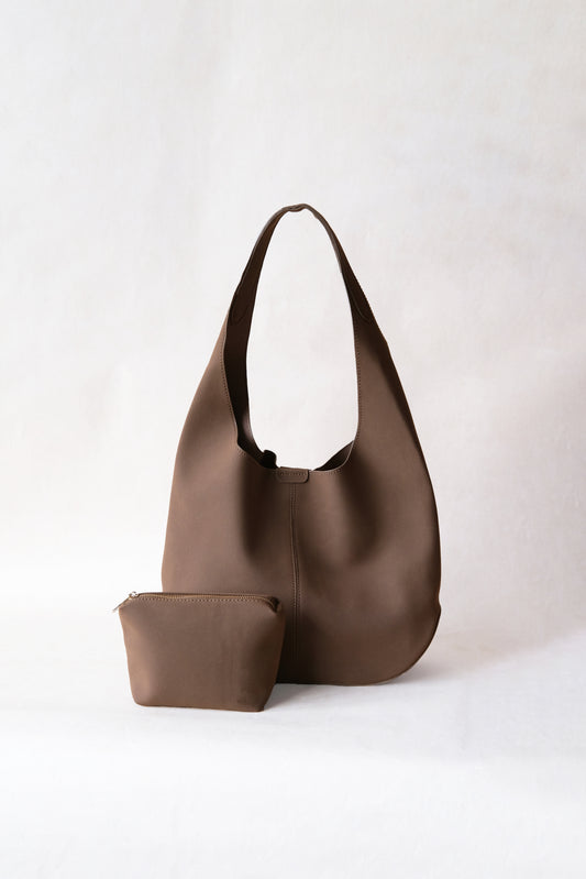 Lucie Soft Carryall - Matte Mocha