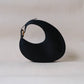 Oval Large Capacity Shoulder Armpit Bag - Classic Black