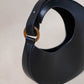 Oval Large Capacity Shoulder Armpit Bag - Classic Black