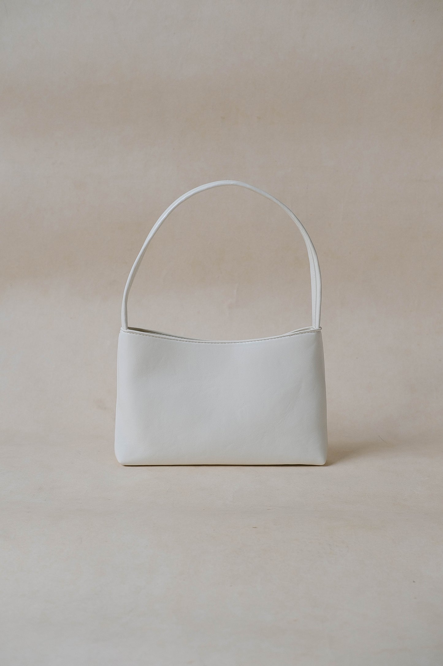 French Style Versatile Armpit Bag - Cream White