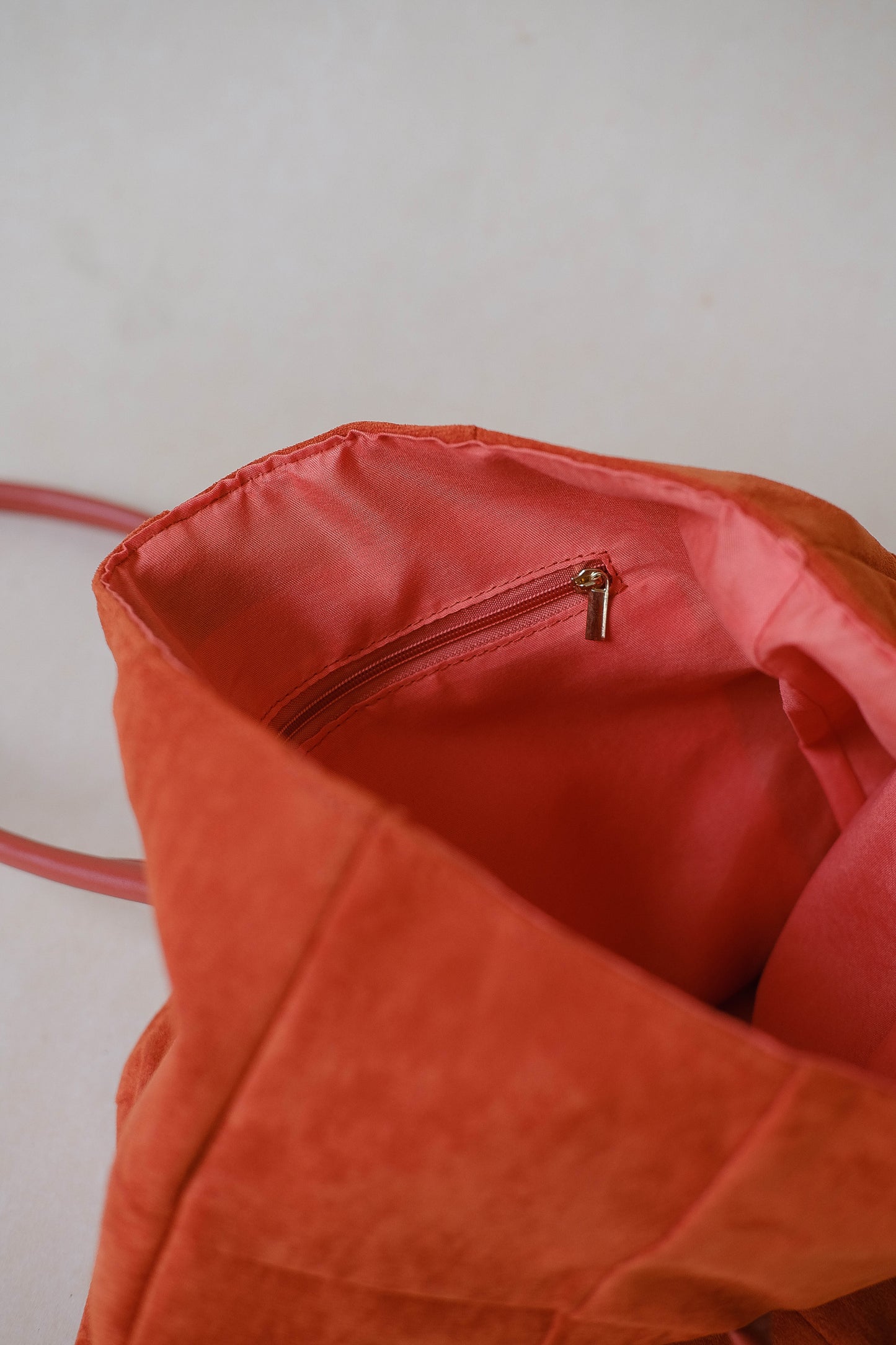 Large capacity portable bucket bag - Tipsy Orange