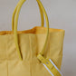 Large capacity portable bucket bag - Silky Matte Yellow
