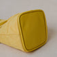 Large capacity portable bucket bag - Silky Matte Yellow