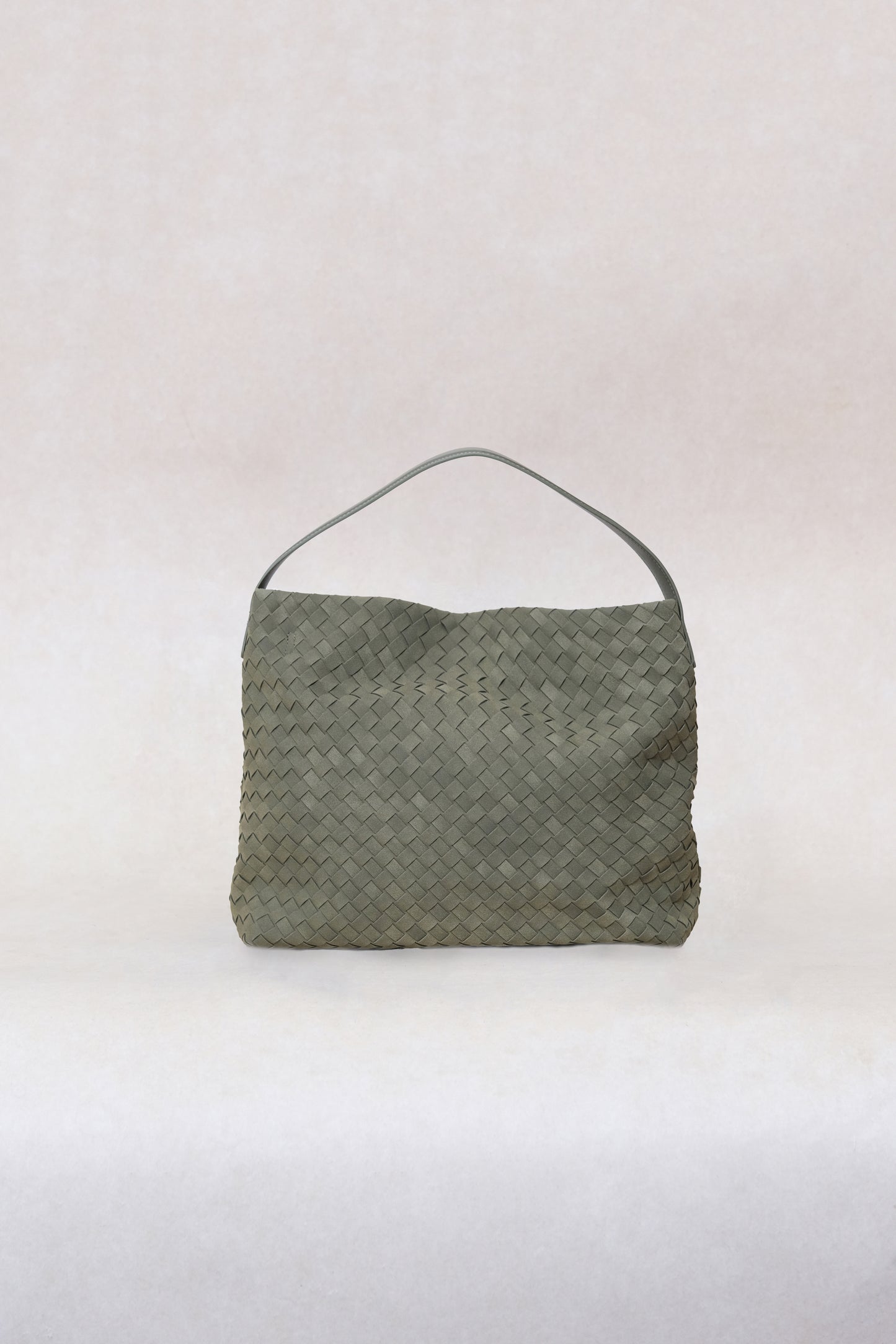 Artisan Soft Texture Tote - Olive Green