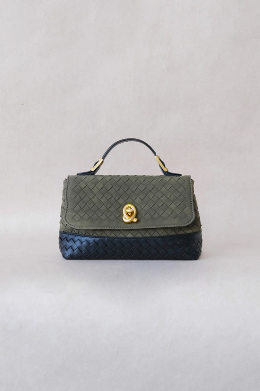 Artisan Minimalist Weave Multi-Bag - Olive Green