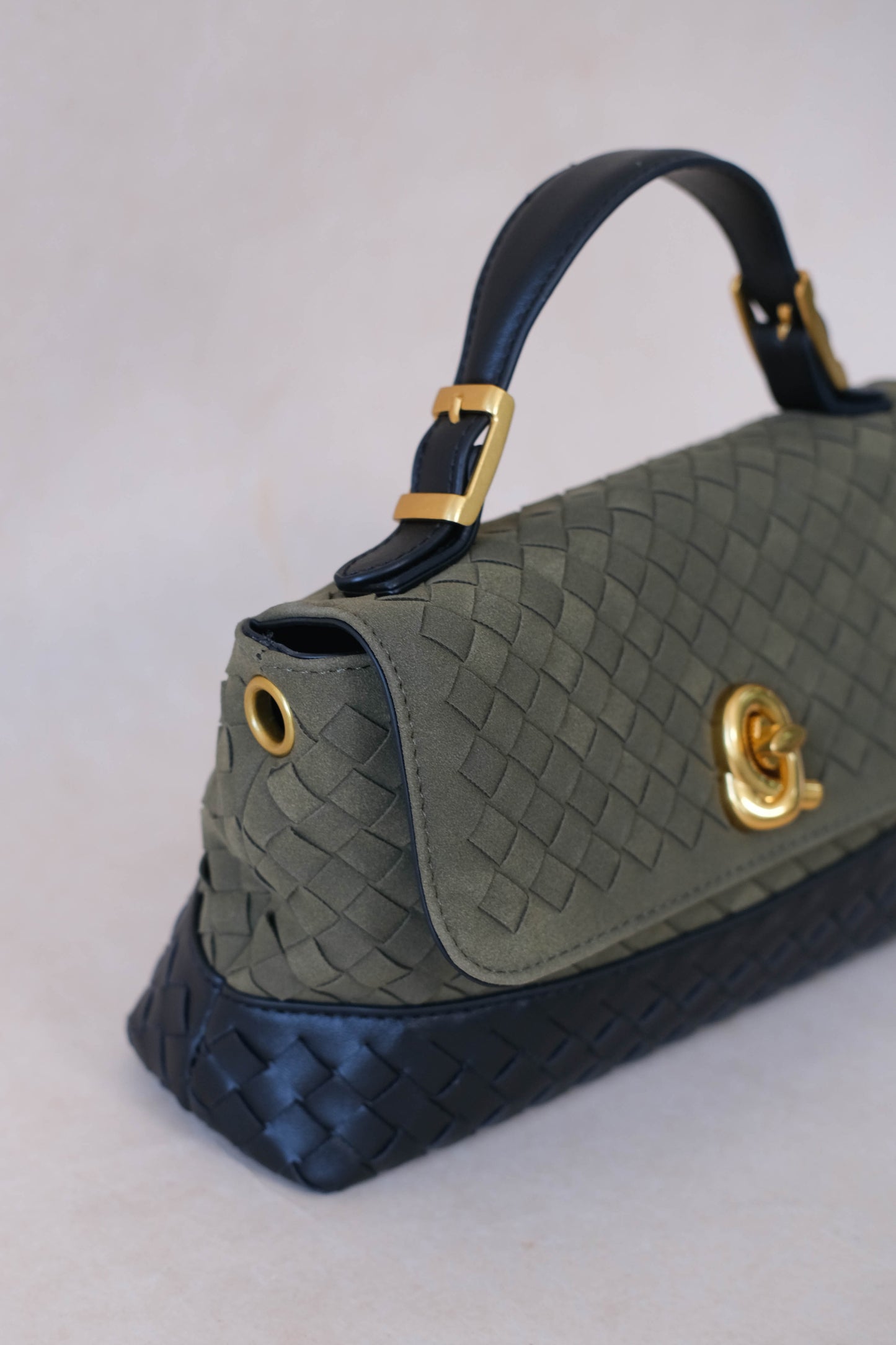 Artisan Minimalist Weave Multi-Bag - Olive Green