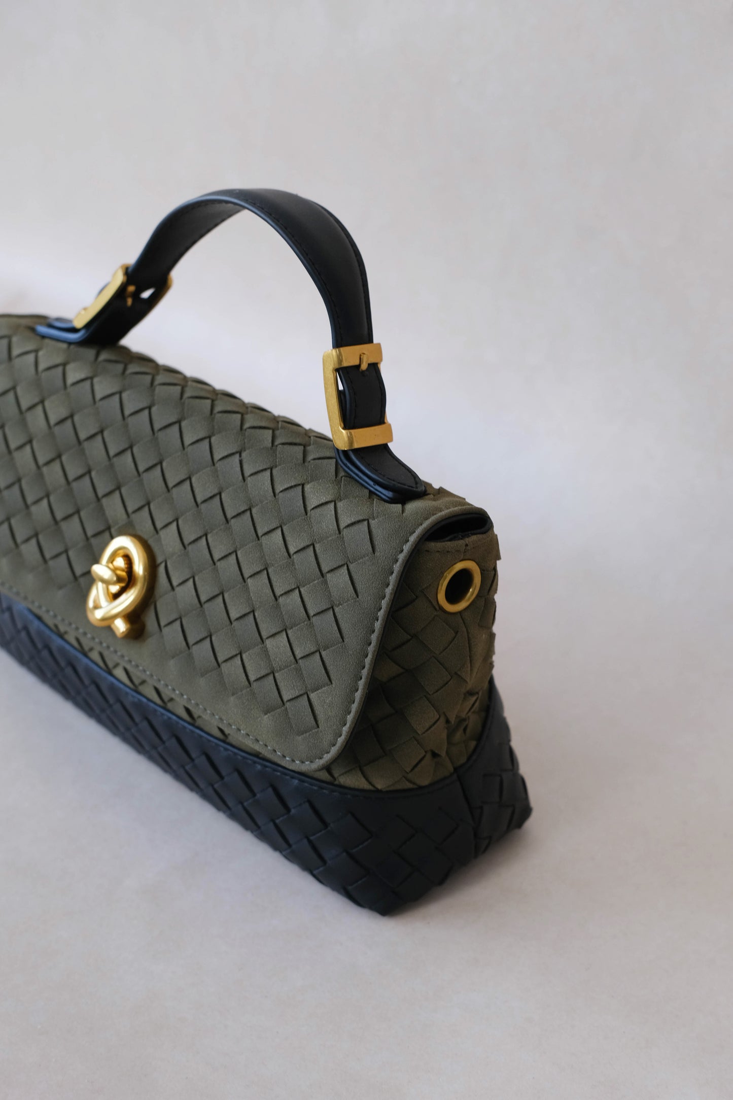 Artisan Minimalist Weave Multi-Bag - Olive Green