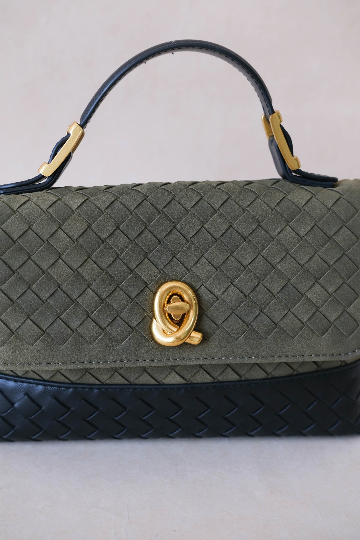 Artisan Minimalist Weave Multi-Bag - Olive Green