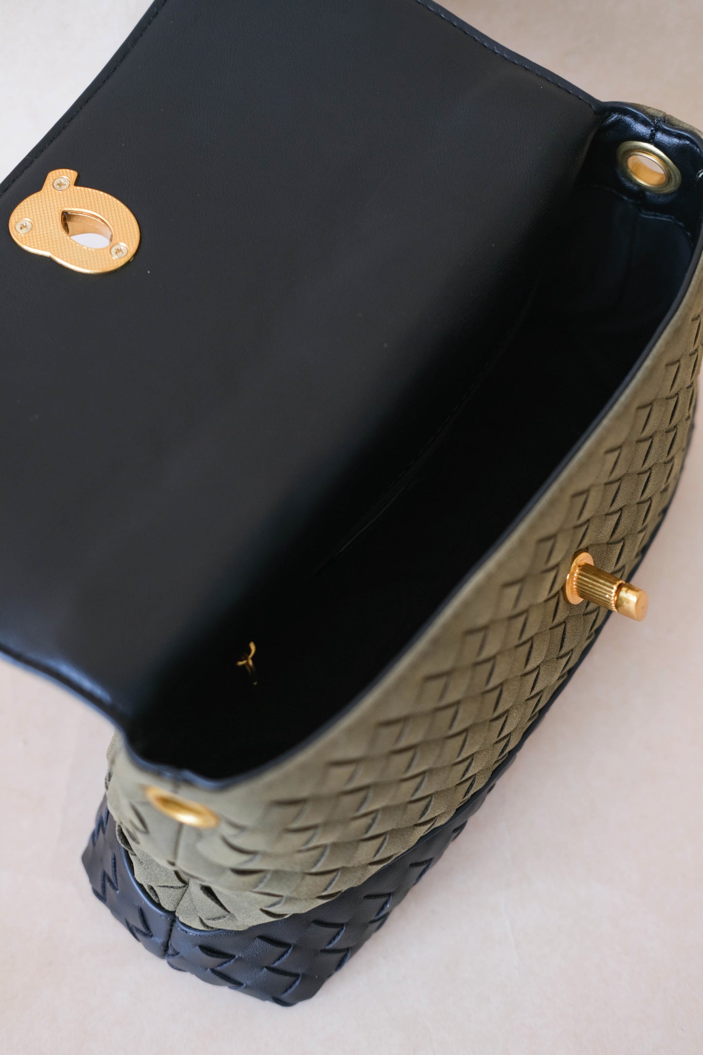 Artisan Minimalist Weave Multi-Bag - Olive Green