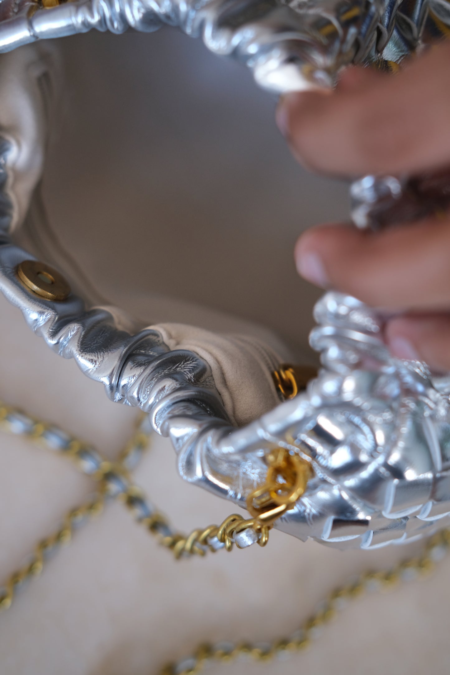 Artisan Signature Cloud Bag - Silver