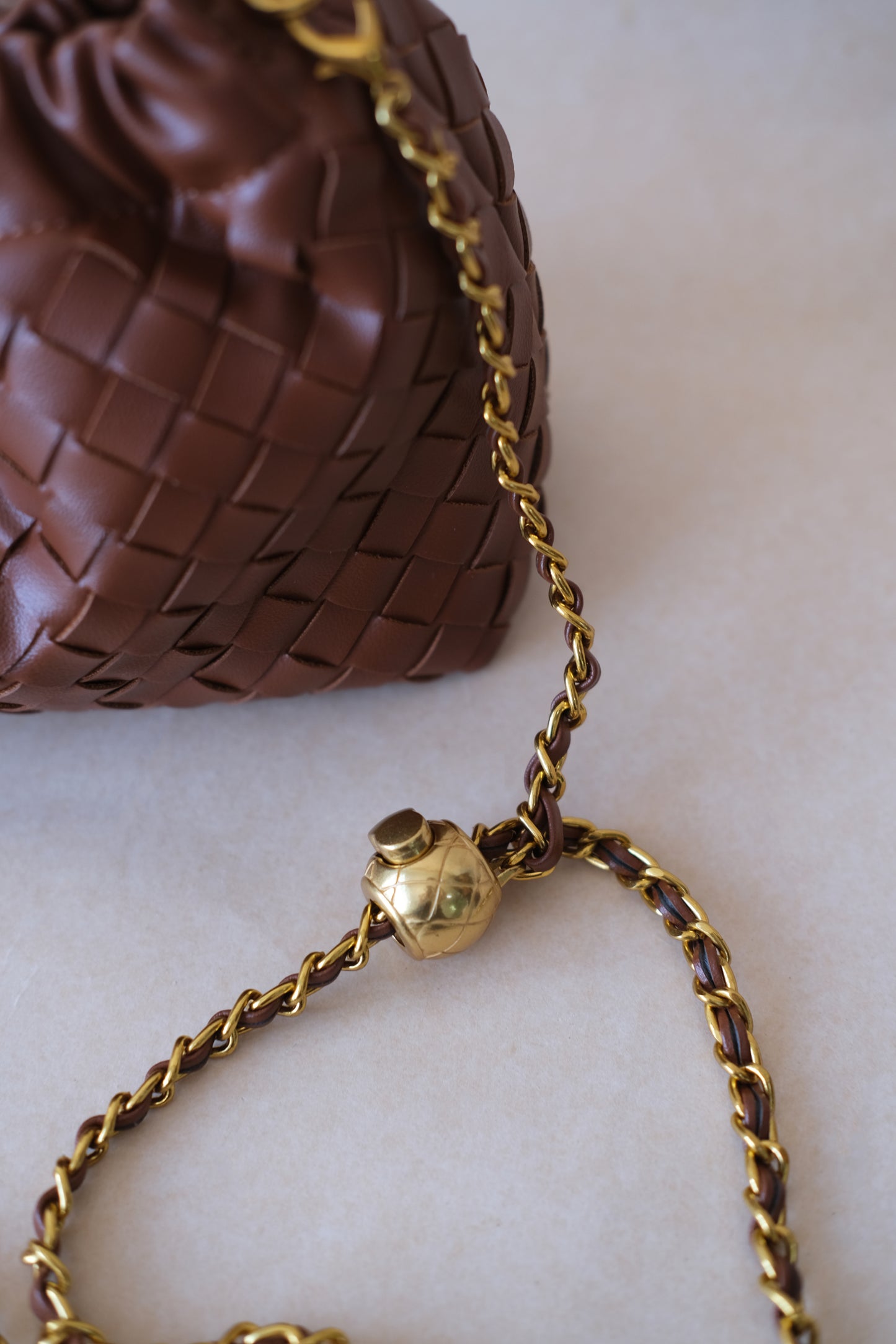 Artisan Signature Cloud Bag - Shinny Chestnut