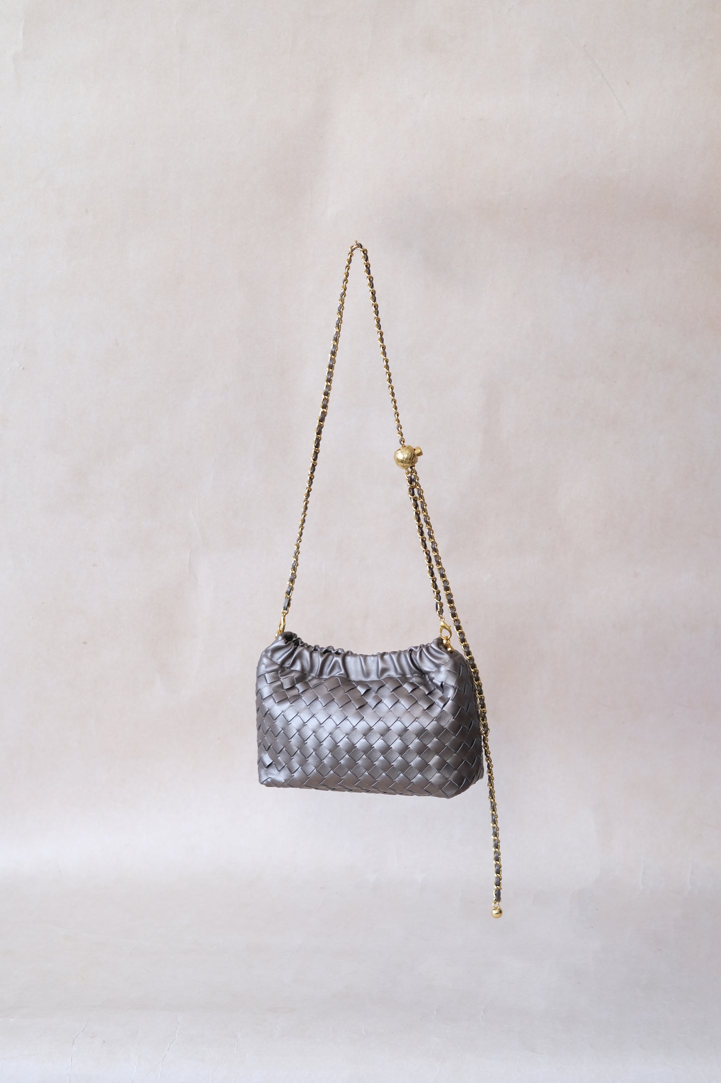 Artisan Signature Cloud Bag - Metallic Gray