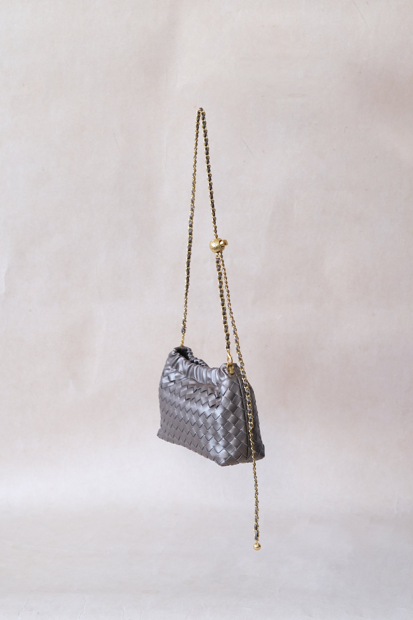 Artisan Signature Cloud Bag - Metallic Gray