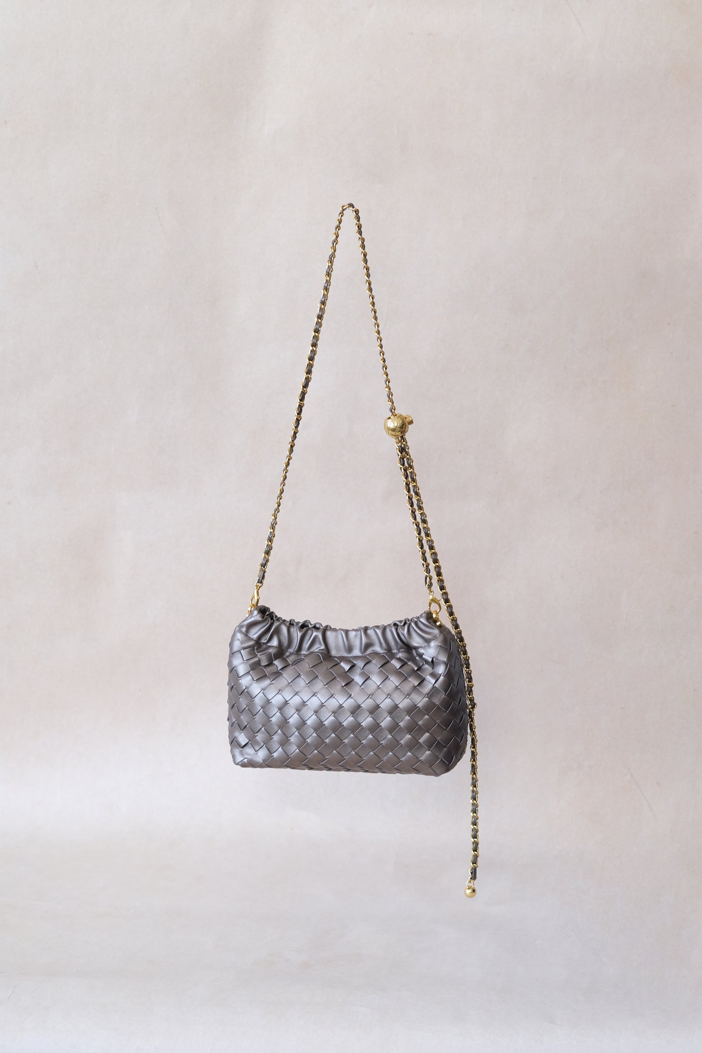 Artisan Signature Cloud Bag - Metallic Gray