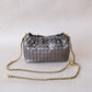 Artisan Signature Cloud Bag - Metallic Gray