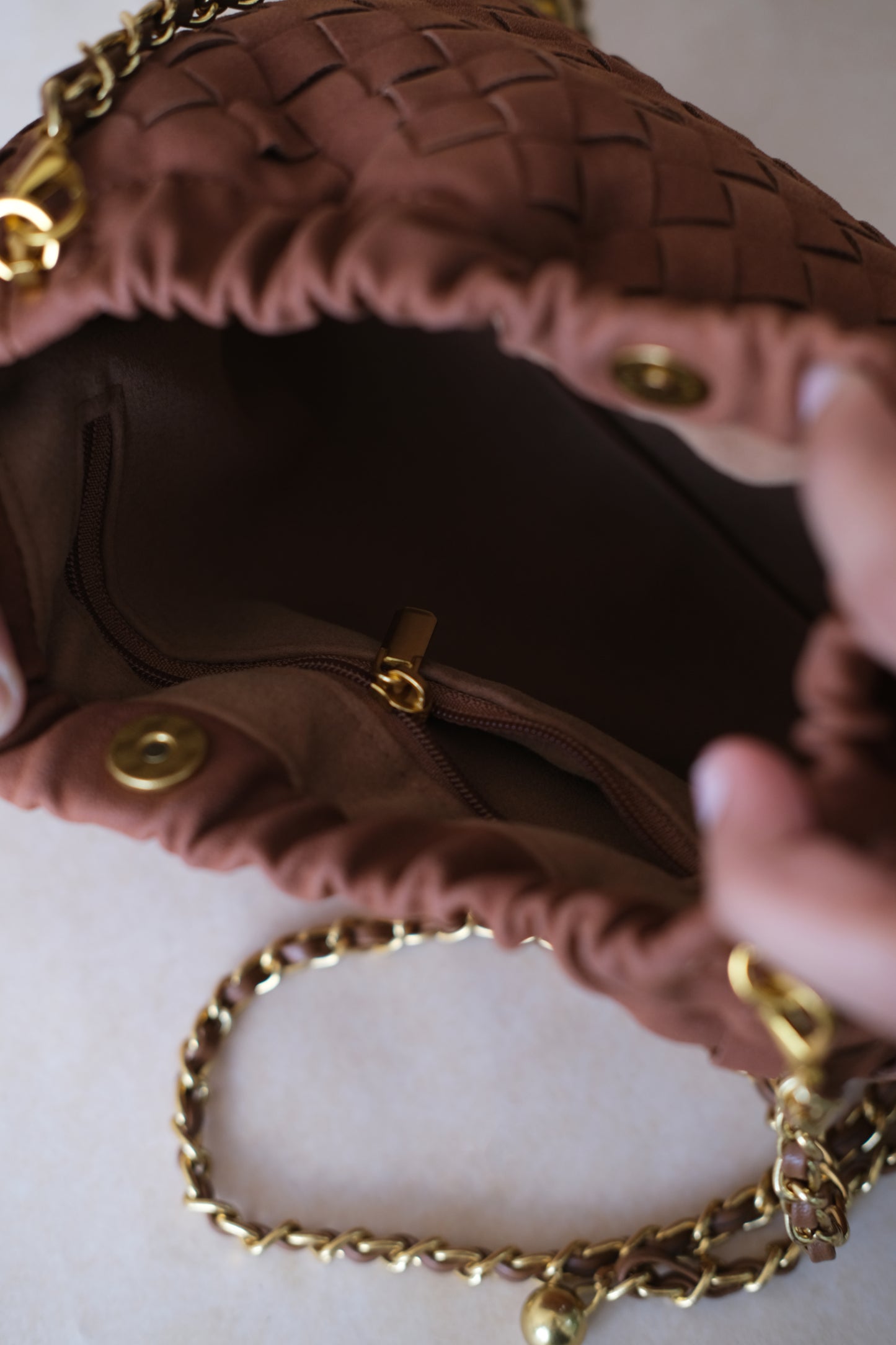 Artisan Signature Cloud Bag - Matte Chestnut