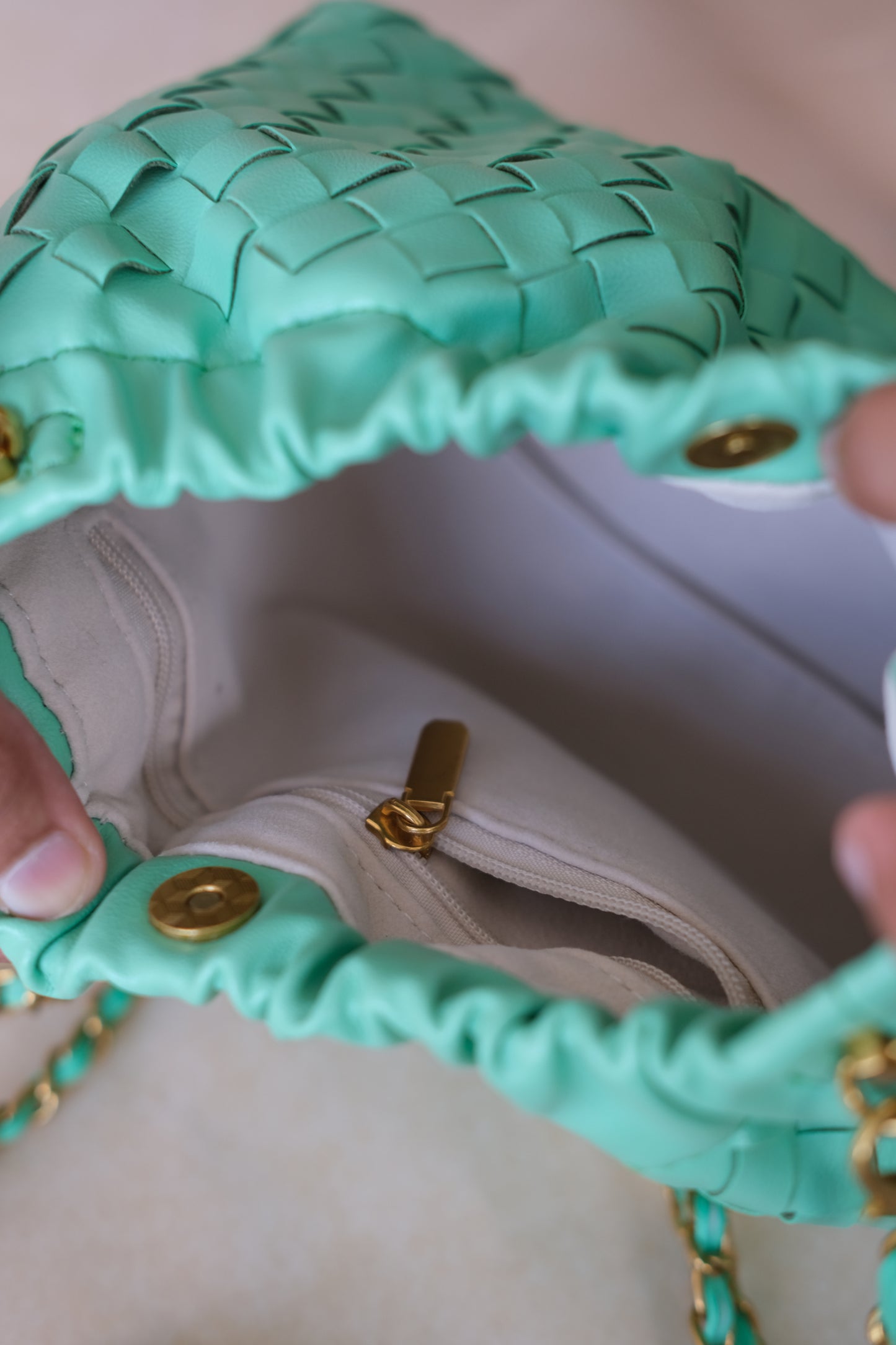 Artisan Signature Cloud Bag - Siren Green