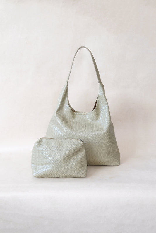 The Pure Elegance Tote - Light Green
